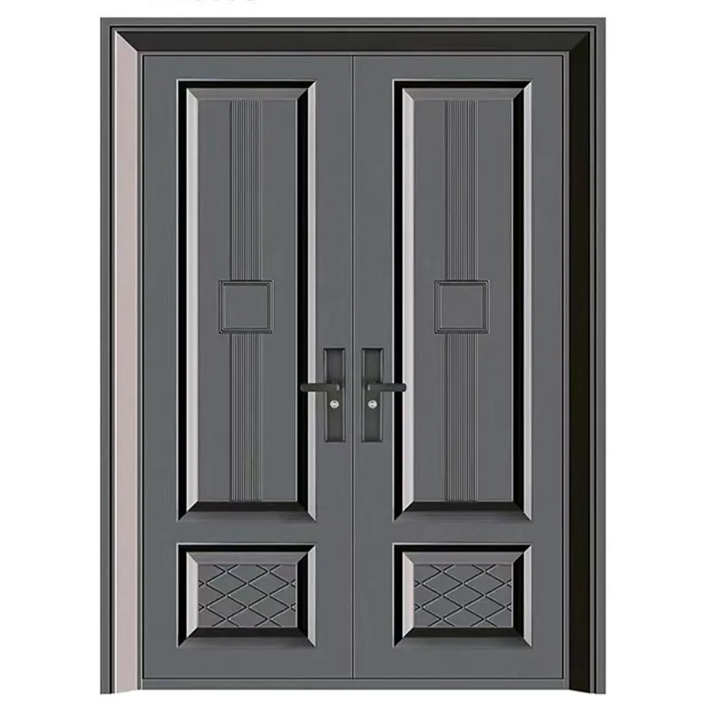 Brandsikker kobber-aluminium dobbeltdør