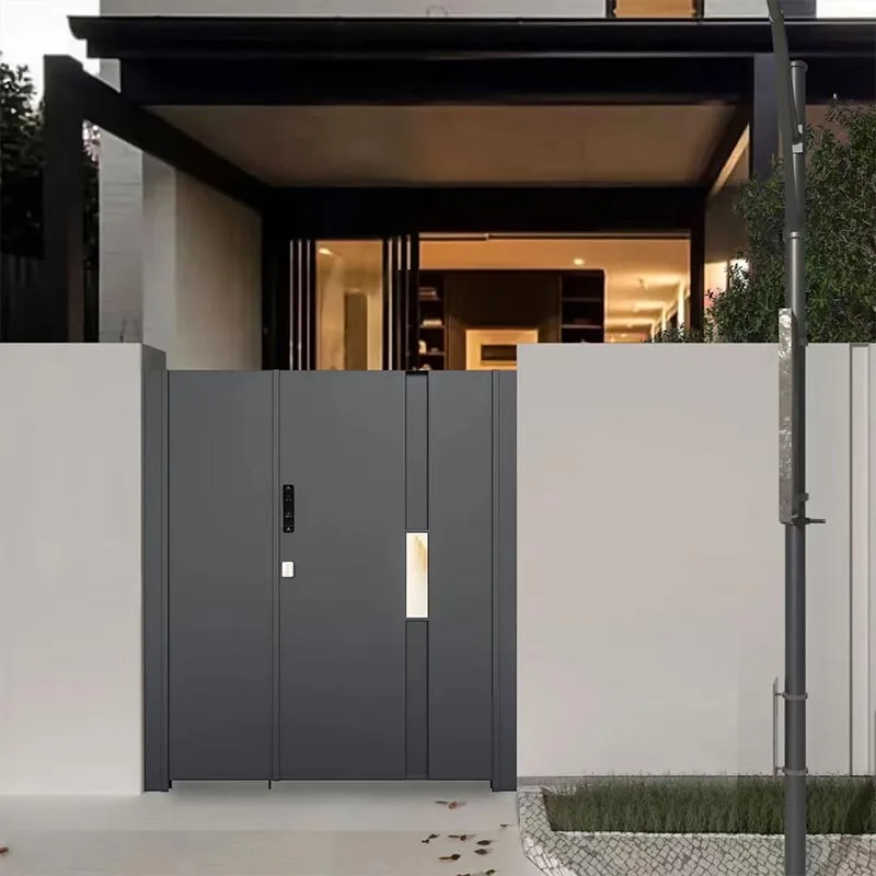 Villa Thermal Break isoleret støbt aluminium gårdhaveport